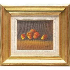 Peinture à l'huile espagnole sur toile prête à accrocher, décoration murale pour la maison, 20 x 18, bon état, tapis ABC, kilims ABCP-55 - Product Image 1