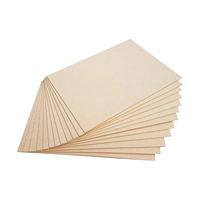 Vente en gros 2.5mm Accessoires de bricolage non finis Tranches de bois vierges Planches MDF Art populaire Tranche de bois de teck Projets d'artisanat d'art