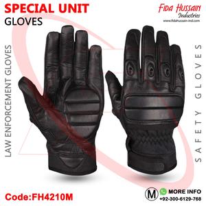 ถุงมือยุทธวิธีป้องกันขนาดกะทัดรัดถุงมือป้องกันมือถุงมือหนัง - Product Image 3