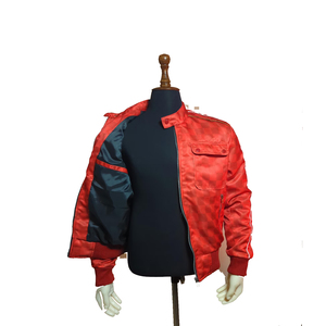 Chaqueta con letras hechas a medida de satén, chaqueta universitaria personalizada de satén al por mayor, chaqueta de satén de calidad superior al por mayor personalizada - Product Image 4