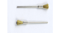 Brosse abrasive miniature en fil de laiton pour usage industriel/DIY, pour l'élimination de la rouille, le polissage et le débavurage - OEM personnalisable, vente en gros