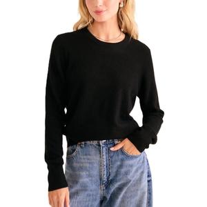 Suéteres informales de patrón sólido para mujer de calidad superior Ropa de invierno personalizable de Talla grande-Fabricante de fábrica Precio al por mayor - Product Image 3