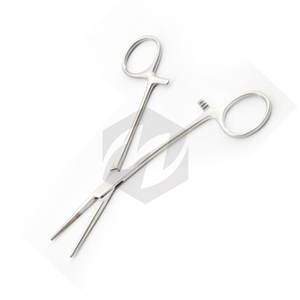 Pinzas hemostáticas Kelly profesionales, abrazadera quirúrgica de 5,5 pulgadas, instrumentos médicos, uso de primeros auxilios dentales veterinarios, curva recta - Product Image 6