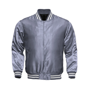 เสื้อแจ็กเก็ตนักบินผู้ชายผ้าแคนวาสคอตั้งสไตล์ชิคาโก - Product Image 4