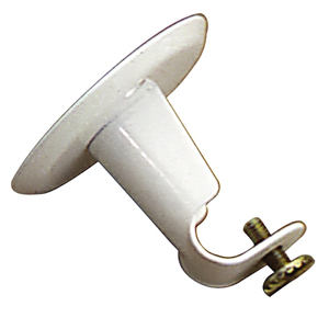 Supporto per Barra 12 mm O/ Bianco, per Soffitto Rotondo - Product Image 1