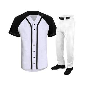 Acheter OEM ODM séchage rapide personnalisé imprimé équipe nom numéro évacuation de l'humidité respirant collège baseball uniformes ensembles - Product Image 4
