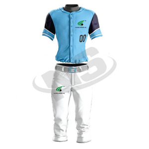 Conception personnalisée uniforme de baseball 100% polyester séchage rapide Softball Jersey avec nom de l'équipe et le numéro pour les adultes vêtements professionnels - Product Image 4