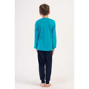 Ensemble de pyjama pour garçon ERKEK COCUK P.SUPREM à col rond et manches longues (9/10-15/16) - ZUMRUT - ZUMRUT - Product Image 4