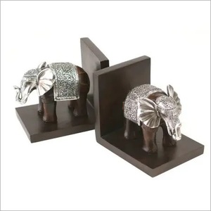 Aluminum Casted Globe Design Modern Metal Bookends for <b>Book</b> Holding with High Quality Finish Low Price 2pcs <b>Book</b> <b>End</b> - Product Image 4