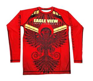 Eagle View Rashguard Unisexe à Manches Longues Séchage Rapide Compression Sport Gym BJJ MMA Respirant Spandex/Nylon Imprimé Numérique - Product Image 1