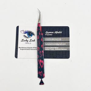 ขนตาปลอม45องศาพิมพ์ลายหัวใจคีมคีบกระดาษเคลือบผิวแข็งแรงทนทานออกแบบโลโก้ได้ตามที่ต้องการ - Product Image 6