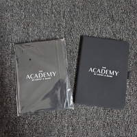 Libretas Personalizadas al por Mayor, Libretas de Negocios A5 Negras Promocionales, Libretas de Tacto Suave con Logotipo