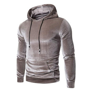 Sweat-shirts en velours pour hommes, tendance, de qualité supérieure, logo/couleurs personnalisés, prix bas, OEM, nouvelle mode, légers - Product Image 1