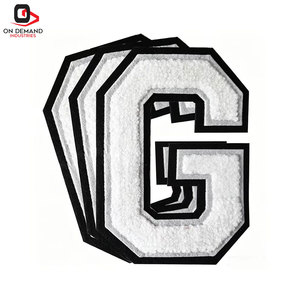 Parches Varsity Duraderos, Apliques de Tela Bordados Personalizados, Diseño de Letras Personalizadas para Chaquetas, Ropa y Moda - Product Image 2