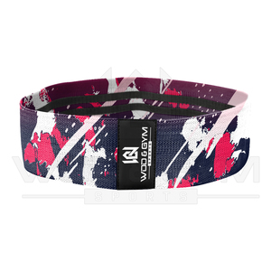 Diseño personalizado sublimación botín banda deporte resistencia cadera círculo Fitness Algodón elástico entrenamiento trasero pierna entrenamiento ejercicio bandas - Product Image 3