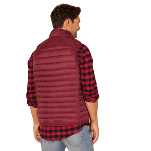 Chaleco Acolchado Reversible Sin Mangas para Hombre, Chaleco Casual Transpirable con Relleno, Chaqueta de Invierno Profesional con Cierre Completo - Product Image 5