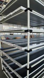 Système hydroponique commercial multi-niveaux pour la culture d'orge, d'herbes, de micro-pousses et d'herbe alimentaire pour bovins et ovins - Product Image 5