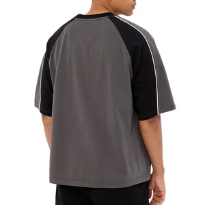 T-shirt de sport d'été personnalisable OEM de haute qualité à épaules tombantes, style streetwear, avec logo brodé – Créez votre propre design - Product Image 3