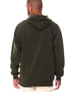 Sudadera con capucha de lana de algodón 100% para hombre con logotipo personalizable, diseño sencillo, ropa de invierno lisa de alta calidad, en blanco de gran tamaño personalizado - Product Image 3