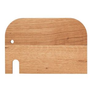 Planche à découper et de service en bois en forme d'éléphant mignon personnalisé Le bois de chêne ajoute une touche ludique à la préparation des repas d'Inde - Product Image 2