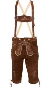 Shemax pour hommes Shorts Trachten gris ombré personnalisé nouveau bavarois Oktoberfest Lederhosen fermeture éclair mouche plaine teint formel OEM - Product Image 4