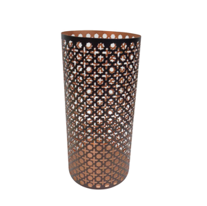 Lanterne de fer de finition antique blanche faite à la main fantaisie avec poignée bougeoir bougeoir lanterne en gros en vrac - Product Image 6