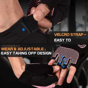 Guantes de entrenamiento transpirables para mujeres y hombres, excelente agarre, levantamiento de pesas, gimnasio, ciclismo, guante de entrenamiento con almohadillas de cojín para deportes - Product Image 4