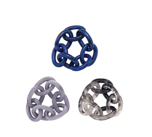 Servilletero de resina para boda, soporte de mesa decorativo, pieza de diseño de forma redonda, anillo de gran venta para Navidad - Product Image 1