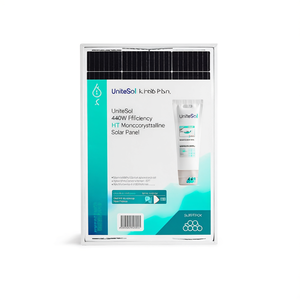 Panneau solaire monocristallin HJT de type N à haute efficacité UniteSol 440W - Product Image 2