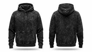 Nouveau sweat-shirt vintage streetwear d'hiver en coton délavé à l'acide, en molleton français, uni, zippé, ample, imperméable - Product Image 3