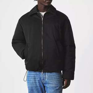 Logo personnalisé MA1 Flight Jacket Hommes Haute Qualité Letterman Coupe-Vent Baseball Américain Hommes Bomber Jacket - Product Image 6