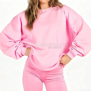 Custom Oversize Pullover Heavyweight Sweatshirts Crew Neck Streetwear Custom Logo Embroidered Sweatshirts - Product Image 1