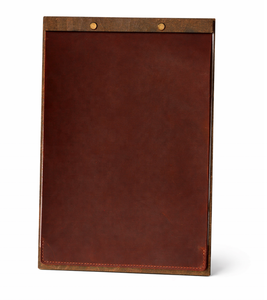 Cubierta de Menú de Madera Personalizada con Encuadernación en Cuero – Porta Menús con Logotipo Personalizado para Hoteles, Cafés y Bares - Product Image 4