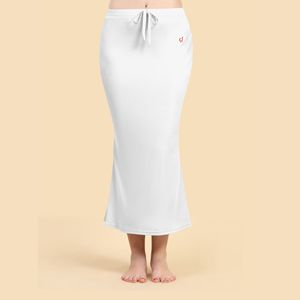 Trendmalls Blanc Respirant Écologique Contrôle Moyen Shaper pour Spandex Saree Jupon pour Femme - Product Image 1