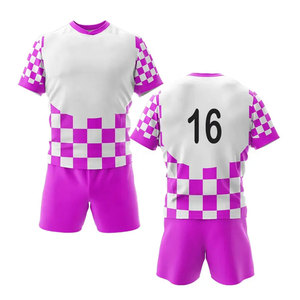 2024 personalizado Mad Men ropa deportiva sublimada conjunto de uniforme de Rugby transpirable último estilo conjunto de uniforme de Rugby - Product Image 3