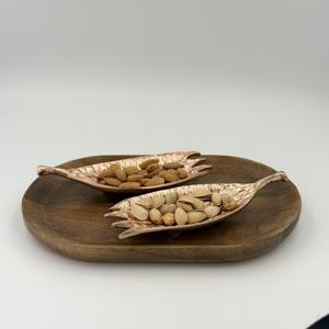 Juego de 2 Tazones para Frutos Secos con Bandeja de Madera, Venta al por Mayor, Exportador, Precio de Lentejas Rojas de la India - Product Image 2