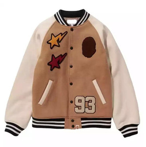 Diseño personalizado de los hombres de béisbol Letterman Varsity Bomber Jacket Top Trending Heated mangas de cuero Chenille para invierno alto - Product Image 5