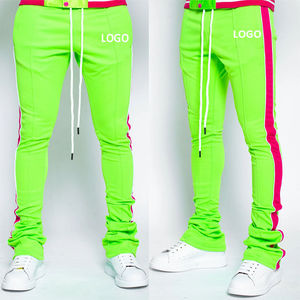 กางเกงวอร์มรัดรูปผ้าโพลีเอสเตอร์มีเชือกรูด,กางเกงแฟชั่นสำหรับผู้ชายสั่งตัดสำหรับวิ่งจ็อกกิ้ง - Product Image 1