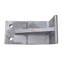 Support en tôle sur mesure en acier galvanisé à chaud ou aluminium, découpe laser, soudage, pliage OEM, composant de support