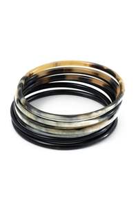 Brazaletes de cuerno de búfalo hechos a mano puros más vendidos, brazaletes hechos de cuerno de buey de Color Natural para niñas y mujeres, brazaletes únicos de cuerno de búfalo - Product Image 3