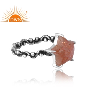 แหวนพลอยอัญมณีธรรมชาติทำจากเงินสเตอลิง925แบบสั่งทำ - Product Image 4