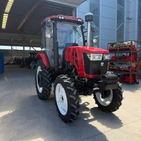Traktor Pertanian Roda 90 HP Laris Manis, Mesin Diesel China Stage II 4x4 dengan Sertifikat CE