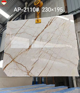 Marbre beige doré Menes hautement poli avec des lignes dorées, prix du marbre Sofitel Gold bon marché pour les carreaux muraux et de sol - Product Image 1