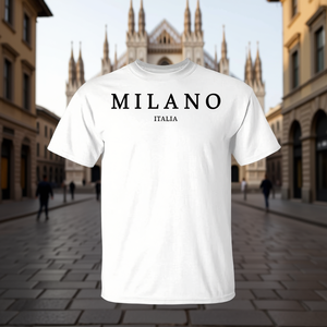 เสื้อยืดพิมพ์ลายสไตล์มิลาน อิตาลี แฟชั่นจากมิลาน อิตาลี เสื้อยืดโปรโมชั่นอิตาลี - Product Image 3