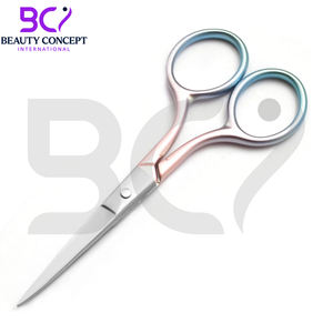 Soins personnels Ciseaux à ongles à cuticules en acier inoxydable pour l'épilation du visage et la coupe des sourcils Lame incurvée avec pointe pointue - Product Image 6