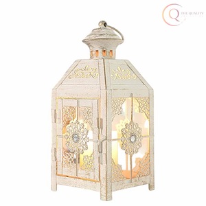 Portavelas Decorativo de Metal, Farol para Decoración del Hogar en Ramadán |   Mejora la Luz Cálida Interior, Resistente al Agua, Color Personalizable, Logotipo - Product Image 5