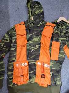 เสื้อฮู้ดผ้าฝ้ายสำหรับทุกเพศพร้อมโลโก้ตามสั่ง - Product Image 4