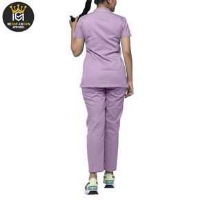 Ensembles de gommages médicaux personnalisés Uniforme en tissu de toile pour les médecins et le personnel médical-Fabriqué au Pakistan - Product Image 5