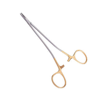 Portaagujas Quirúrgico Recto de Acero Inoxidable Profesional, Manual, para Kit de Cirugía, Instrumento con Certificación CE Clase II - Product Image 1