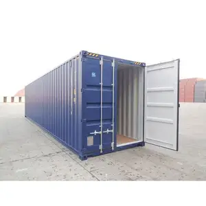 Standart kuru kargo konteyneri HC, çift kapılı 20ft 40ft kargo taşıma konteyneri toptan satış fiyatları kullanılmış ve yeni konteynerler